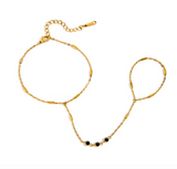 Green CZ Hand Chain