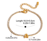 Initial Tennis Bracelets