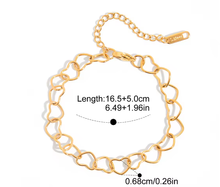 Hearts Infinity Bracelet