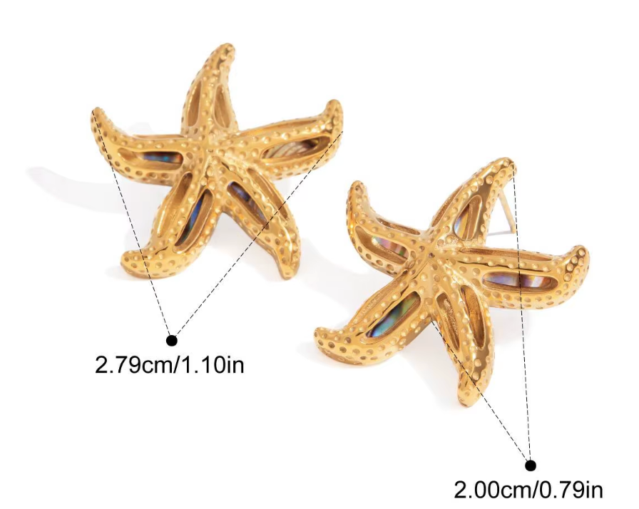 Starfish Earrings