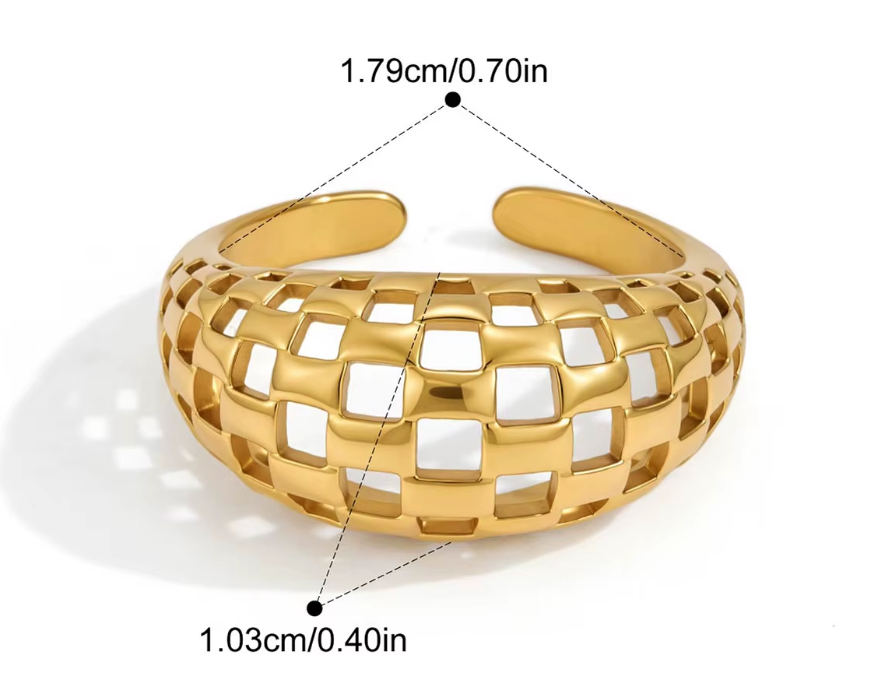 Mesh Hollow Ring