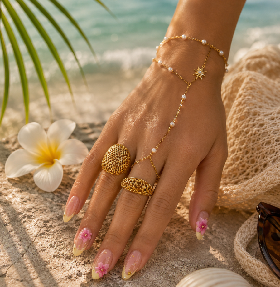 Mesh Hollow Ring