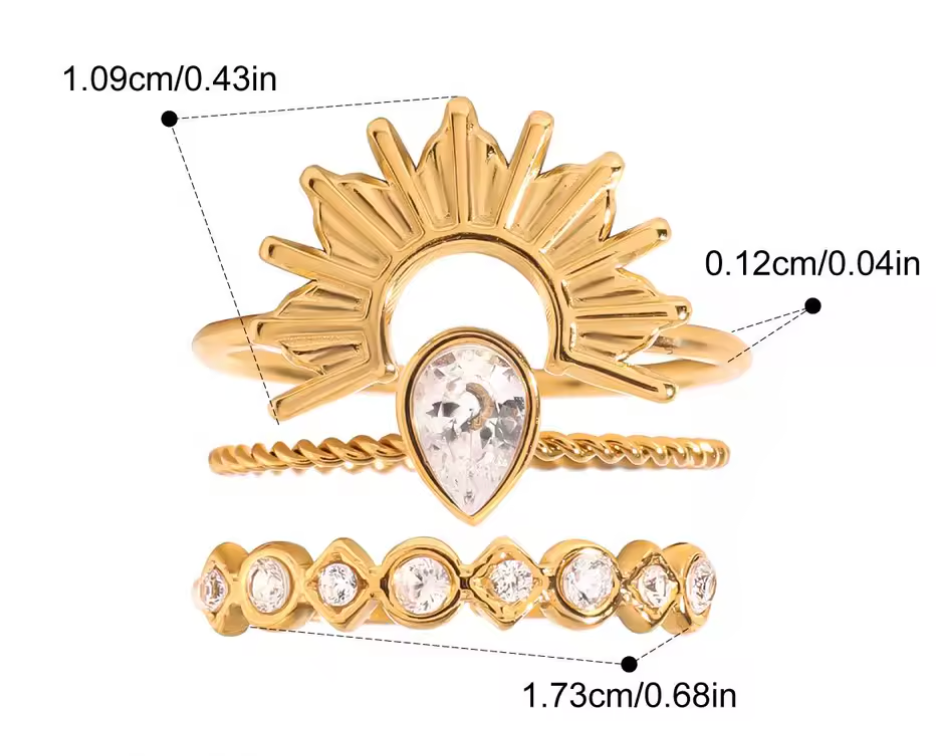 Solara Ring Stack