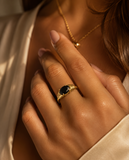 Black Stone Ring