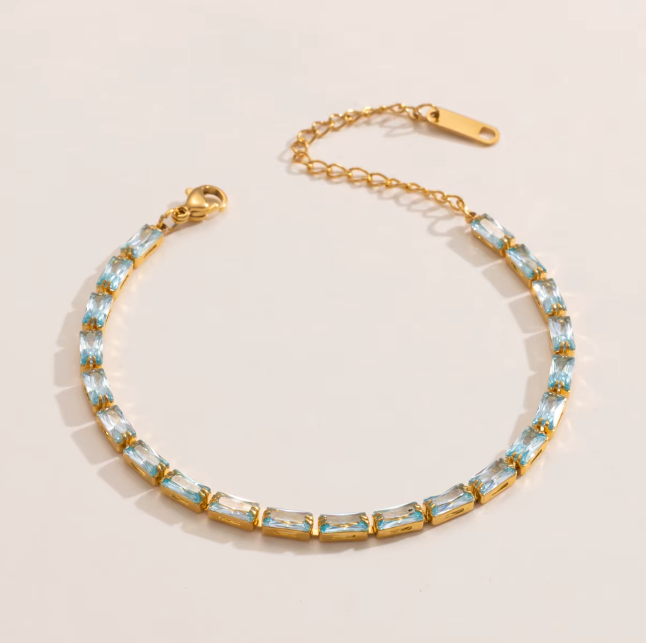 Colorful ZC Tennis Bracelet