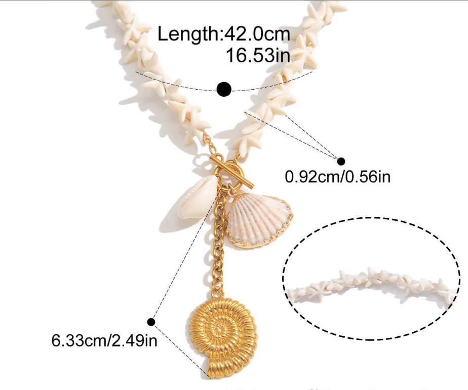 Sandy Shell Necklace