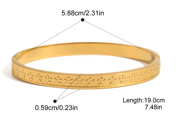 Dainty Rhinstone Bangle