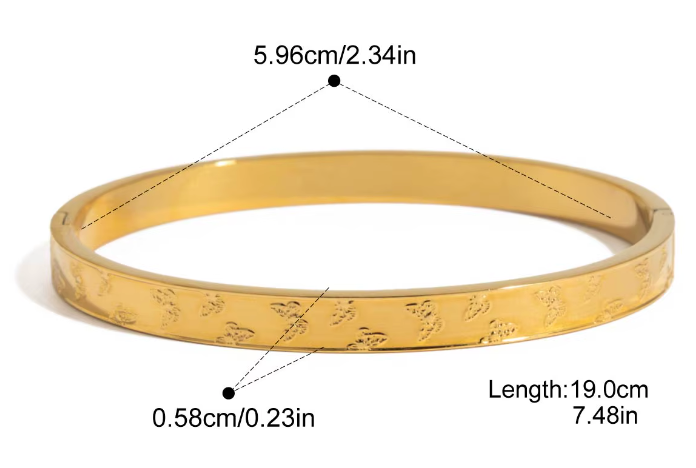 Dainty Rhinstone Bangle