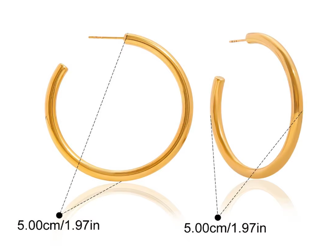Classic Large Hoops