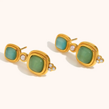 Vintage Stone Earrings
