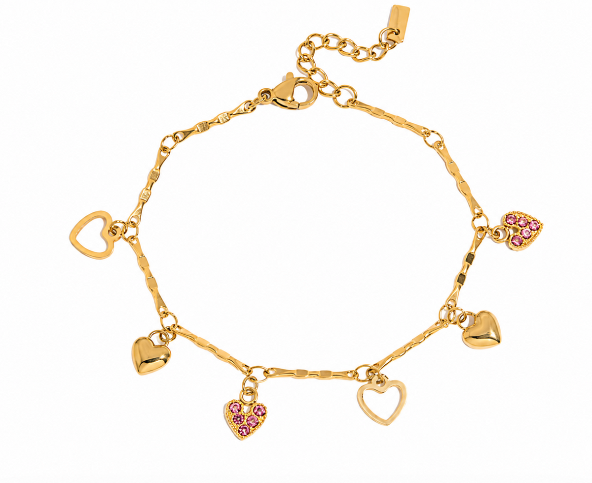 Heart You Charm Bracelet