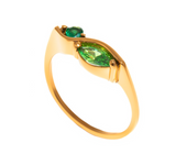 Minimalistic Color CZ Ring