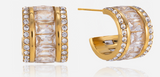 Classy CZ Hoop